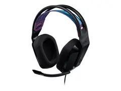 Logitech G G335 Wired Gaming Headset Hodesett - full st&#248;rrelse - kablet - 3,5 mm jakk - hvit - Discord Certified