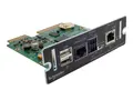 Schneider Electric Network Management Card 3 with Environmental Monitoring and Modbus Adapter for fjernstyrt administrasjon - SmartSlot - Gigabit Ethernet - for P/N: SMTL2200RM2UC, SMTL2200RM2UCNC, SMTL3000RM2UC, SMTL3000RM2UCNC, SMX1500RM2UCNC