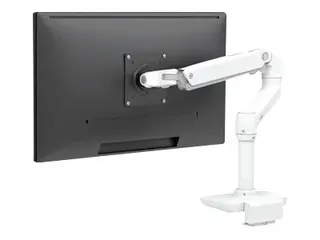 Ergotron LX - Monteringssett (leddarm, stang, sokkel, utvidelse, lavprofils toppmontert C-klemme) Patented Constant Force Technology - for LCD-skjerm - hvit - skjermst&#248;rrelse: inntil 34&quot; - skrivebordsmonterbar