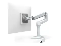 Ergotron LX - Monteringssett (leddarm, stang, undermonterings c-klemme) Patented Constant Force Technology - for LCD-skjerm - aluminium, st&#229;l - hvit - skjermst&#248;rrelse: inntil 32&quot; - skrivebordsmonterbar