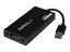 StarTech.com USB 3.0 to DisplayPort Adapter DisplayLink Certified - 4K 30Hz - USB / DisplayPort-adapter - TAA-samsvar - USB-type A (hann) til DisplayPort (hunn) - USB 3.0 - 9 m - 4K-st&#248;tte, USB-str&#248;m - svart - for P/N: MDP2DPMM10, MDP2DPMM3, MDP2DPMM6, MDP2DVIMM6BS, TB33A1C