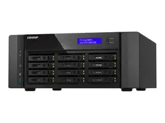 QNAP TS-h1290FX - NAS-server - 12 br&#248;nner SATA 6Gb/s / PCIe (NVMe) / U.2 - RAM 64 GB - 25 Gigabit Ethernet / 2.5 Gigabit Ethernet - iSCSI st&#248;tte