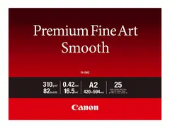 Canon Premium Fine Art FA-SM2 - Glatt 16,5 mille - A2 (420 x 594 mm) - 310 g/m&#178; - 82 pund - 25 ark fotopapir - for imagePROGRAF PRO-1000