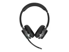 Targus AEH104GL - Hodesett - on-ear konvertibel - Bluetooth - tr&#229;dl&#248;s, kablet - 3,5 mm jakk - lydisolerende - svart