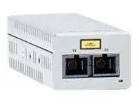 Allied Telesis AT DMC1000 - Fibermedieomformer 1GbE - 1000Base-SX, 1000Base-T - RJ-45 / LC multimodus - opp til 500 m - 850 nm