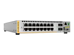 Allied Telesis AT X550-18XTQ - Switch L3 - smart - 16 x 1 Gigabit / 10 Gigabit Ethernet + 2 x 40 Gigabit QSFP+ (opplenke) - rackmonterbar - AC 90 - 260 V