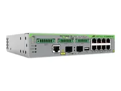 Allied Telesis CentreCOM GS980EM/10H Switch - L3 - Styrt - 8 x 10/100/1000 (PoE++) + 2 x Gigabit SFP - rackmonterbar - PoE++