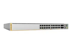 Allied Telesis AT x530L-28GPX - Switch - L3 Styrt - 24 x 10/100/1000 (PoE+) + 4 x 1 Gigabit / 10 Gigabit SFP+ (opplink) - rackmonterbar - PoE+ (740 W)