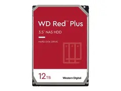 WD Red Plus WD120EFBX - Harddisk 12 TB - intern - 3.5&quot; - SATA 6Gb/s - 7200 rpm - buffer: 256 MB