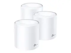 TP-Link Deco X20 - Wi-Fi-system (3 rutere) 1GbE - Wi-Fi 6 - Dobbeltb&#229;nd