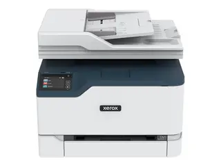 Xerox C235 - Multifunksjonsskriver - farge laser - Legal (216 x 356 mm) (original) - A4/Legal (medie) - opp til 22 spm (trykking) - 250 ark - 33.6 kbps - USB 2.0, LAN, Wi-Fi(n), USB 2.0 vert