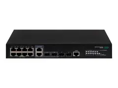 HPE FlexNetwork 5140 8G 2SFP 2XGT Combo EI Switch - L3 - smart - 8 x 10/100/1000 + 2 x 1 Gigabit / 10 Gigabit SFP+ + 2 x 10GBase-T-kombinasjon - rackmonterbar - BTO