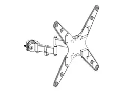 Neomounts FL40-450BL14 - Monteringssett (VESA-plate, stangmontering, brakettadapter) for LCD-skjerm