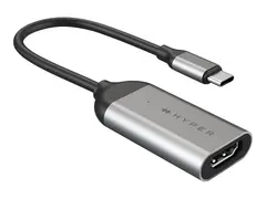 HyperDrive - Video adapter - 24 pin USB-C hann til HDMI hunn s&#248;lv - 8K 60Hz st&#248;tte, 4K 144Hz st&#248;tte