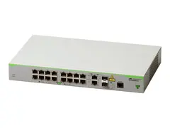 Allied Telesis CentreCOM FS980M/18 - Switch L3 - Styrt - 16 x 10/100 + 2 x kombo-Gigabit SFP - rackmonterbar