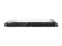 QNAP TS-435XeU - NAS-server - 4 br&#248;nner kan monteres i rack - SATA 6Gb/s - RAID RAID 0, 1, 5, 6, 10, JBOD - RAM 4 GB - 2.5 Gigabit Ethernet / 10 Gigabit Ethernet - iSCSI st&#248;tte - 1U