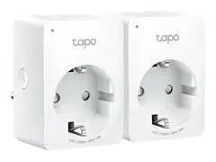 Tapo P100 V2 - Smartplugg - mini - tr&#229;dl&#248;s 802.11b/g/n, Bluetooth 4.2 - 2.4 Ghz (en pakke 2)