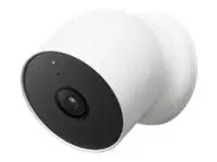 Google Nest Cam - Nettverksoverv&#229;kingskamera utend&#248;rs, innend&#248;rs - v&#230;rbestandig - farge (Dag og natt) - 2 MP - 1920 x 1080 - 1080p - lyd - tr&#229;dl&#248;s - Wi-Fi - H.264