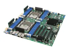 Intel Server Board S2600STQR - Hovedkort SSI EEB - Intel - Socket P - 2 St&#248;ttede CPU-er - C628 Chipset - USB 3.0 - 2 x 10 Gigabit LAN - innbygd grafikk