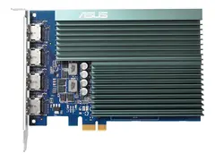 ASUS GT730-4H-SL-2GD5 - Grafikkort - GF GT 730 2 GB GDDR5 - PCIe 2.0 - 4 x HDMI - uten vifte