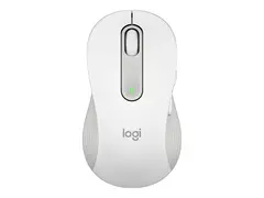 Logitech Signature M650 L LEFT Mus - stor st&#248;rrelse - venstrehendt - optisk - 5 knapper - tr&#229;dl&#248;s - 2.4 GHz, Bluetooth - Logitech Logi Bolt USB-mottaker - elfenbenshvit