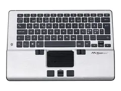 Mousetrapper Alpha - Tastatur - med kontrollpute tr&#229;dl&#248;s - USB, Bluetooth 4.1