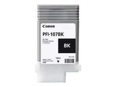 Canon PFI-107 BK - 130 ml - fotosort original - blekkbeholder - for imagePROGRAF iPF670, iPF680, iPF685, iPF770, iPF780, iPF785