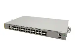 Allied Telesis AT IE510-28GSX-80 Switch - L3 - Styrt - 24 x Gigabit SFP + 4 x 10 Gigabit Ethernet / 1 Gigabit Ethernet SFP+ - rackmonterbar - DC-str&#248;m