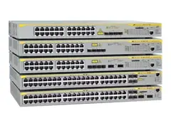 Allied Telesis AT X610-48TS-POE+ Switch - L3 - Styrt - 48 x 10/100/1000 (PoE) + 4 x kombo-Gigabit SFP - rackmonterbar - PoE