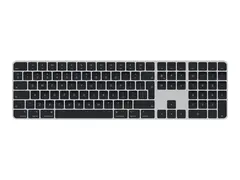 Apple Magic Keyboard with Touch ID and Numeric Keypad Tastatur - Bluetooth, USB-C - QWERTY - Internasjonal engelsk / kanadisk fransk - svarte n&#248;kler