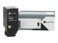 Lexmark - Gul - original - tonerpatron LCCP for Lexmark CX735adse