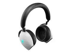 Alienware Tri-Mode Wireless Gaming Headset AW920H Hodesett - full st&#248;rrelse - Bluetooth / 2,4 GHz radiofrekvens - tr&#229;dl&#248;s, kablet - aktiv st&#248;ydemping - 3,5 mm jakk - m&#229;nelys