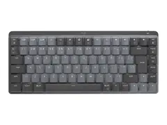 Logitech Master Series MX Mechanical Mini Tastatur - bakbelysning - tr&#229;dl&#248;s - Bluetooth LE - QWERTY - US International - tastsvitsj: Tactile Quiet - grafitt