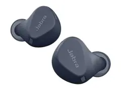 Jabra Elite 4 Active - True wireless-hodetelefoner med mikrofon i &#248;ret - Bluetooth - aktiv st&#248;ydemping - lydisolerende - marinebl&#229;