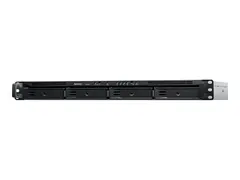 Synology RackStation RS422+ - NAS-server 4 br&#248;nner - kan monteres i rack - SATA 6Gb/s - RAID RAID 0, 1, 5, 6, 10, JBOD - RAM 2 GB - Gigabit Ethernet - iSCSI st&#248;tte - 1U