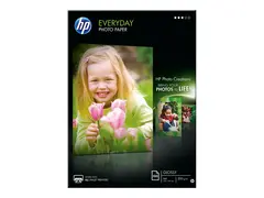 HP Everyday Photo Paper - Blank - A4 (210 x 297 mm) 200 g/m&#178; - 100 ark fotopapir - for Officejet 20X, 38XX, 46XX, 52XX, 6000 E609, 68XX, 80XX; Photosmart B110, Wireless B110