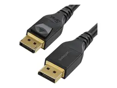 StarTech.com 13ft/4m VESA Certified DisplayPort 1.4 Cable, 8K 60Hz HBR3 HDR, Super UHD DisplayPort to DisplayPort Monitor Cord, Ultra HD 4K 120Hz DP 1.4 Video Cable M/M DP Connectors DP 1.4 Latching Cable - DisplayPort-kabel - DisplayPort (hann) l&#229;st til DisplayPort (hann) l&#229;st - DisplayPort 1.4 - 4 m - 8K-st&#248;tte - svart