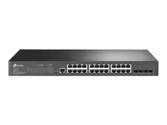 TP-Link JetStream TL-SG3428 - Switch - Styrt 24 x 10/100/1000 + 4 x Gigabit SFP - rackmonterbar