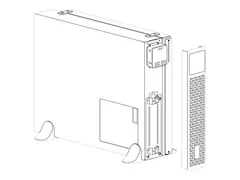 APC Smart-UPS On-Line SRT3000UXI-LI - UPS (rackmonterbar/ekstern) AC 220/230/240 V - 2700 watt - 3000 VA - 12 Ah - USB, serial - utgangskontakter: 8 - 2U