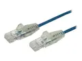 STARTECH 1M SLIM CAT6 CABLE - BLUE SNAGLESS - 28 AWG COPPER WIRE