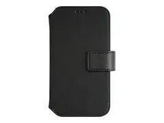KEY Unstad - Lommebok for mobiltelefon - MagSafe-samsvar plastikk, kunstl&#230;r - svart - for Apple iPhone 13 mini