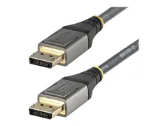 StarTech.com 13ft (4m) VESA Certified DisplayPort 1.4 Cable, 8K 60Hz HDR10, Ultra HD 4K 120Hz DP Video Cable, DisplayPort to DisplayPort Cable, DP Cord for Monitors/Displays, M/M DP 1.4 Cable with Latches (DP14VMM4M) - DisplayPort-kabel - DisplayPort (hann) til DisplayPort (hann) - DisplayPort 1.4 - 4 m - 4 K 120 Hz (3840 x 2160) st&#248;tte, 8 K 60 Hz (7680 x 4320) st&#248;tte, formst&#248;pt, passiv - svart, gr&#229;