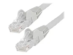 StarTech.com 10m LSZH CAT6 Ethernet Cable, 10 Gigabit Snagless RJ45 100W PoE Network Patch Cord with Strain Relief, CAT 6 10GbE UTP, Grey, Individually Tested/ETL, Low Smoke Zero Halogen Category 6 - 24AWG - Koblingskabel - RJ-45 (hann) til RJ-45 (hann) - 10 m - 6 mm - UTP - CAT 6 - uten hindringer - gr&#229;