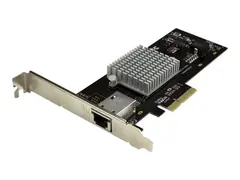 StarTech.com 1 Port 10G PCIe Network Card 10GBase-T / NBASE-T - RJ45 Port - Intel X550 Chipset - Ethernet Card - Network Adapter - Intel NIC Card (ST10000SPEXI) - Nettverksadapter - PCIe 2.0 lav profil - 10Gb Ethernet x 1 - svart - for P/N: BNDTB10GI, BNDTB210GSFP, BNDTB310GNDP, BNDTB410GSFP, BNDTB4M2E1, BNDTBUSB3142