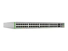 Allied Telesis CentreCOM AT-GS980MX/52PSM Switch - L3 - Styrt - 40 x 10/100/1000 (PoE+) + 8 x 100/1000/2.5G/5G (PoE+) + 4 x 1 Gigabit / 10 Gigabit SFP+ - rackmonterbar - PoE+ (370 W)