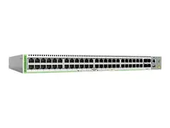 Allied Telesis CentreCOM GS980M/52PS - Switch L3 - Styrt - 48 x 10/100/1000 (PoE+) + 4 x Gigabit SFP (opplink) - rackmonterbar - PoE+ (740 W)