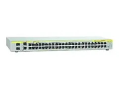 Allied Telesis AT 8648T/2SP - Switch - L3 Styrt - 48 x 10/100 + 2 x kombo-Gigabit SFP - stasjon&#230;r