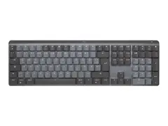 Logitech Master Series MX Mechanical Tastatur - bakbelysning - tr&#229;dl&#248;s - Bluetooth LE - QWERTY - Nordisk (dansk/finsk/norsk/svensk) - tastsvitsj: Linear - grafitt