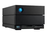 LaCie 2big Dock STLG36000400 - Harddiskarray 36 TB - 2 br&#248;nner (SATA-600) - HDD 18 TB x 2 - Thunderbolt 3, USB 3.2 Gen 2 (ekstern) - med 5-&#229;rs Rescue Data Recovery Service Plan