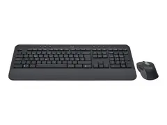 Logitech Signature MK650 Combo for Business Tastatur- og mussett - tr&#229;dl&#248;s - Bluetooth LE - QWERTY - US International - grafitt